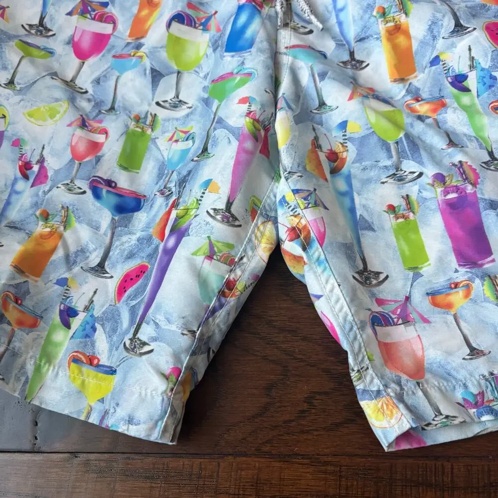 Michael’s Men's‎ Mesh Liner Swim Trunks Tropical Treats Multicolored Size L